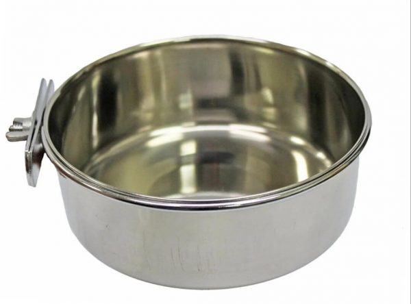Stainless Steel Pet Bowl With Screw 5"